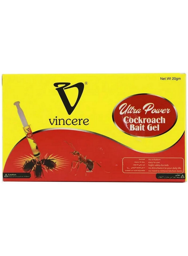 Vincere Ultra Power Cockroach Bait Gel Powerful Effect 20G